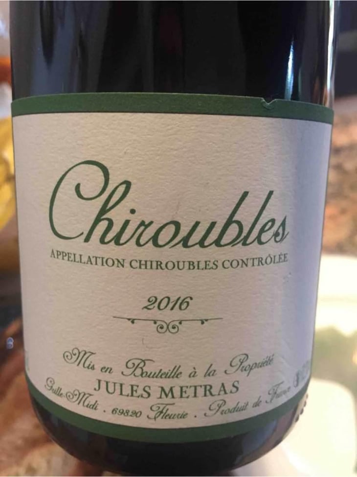 Chiroubles - Jules Métras - Jules Métras 