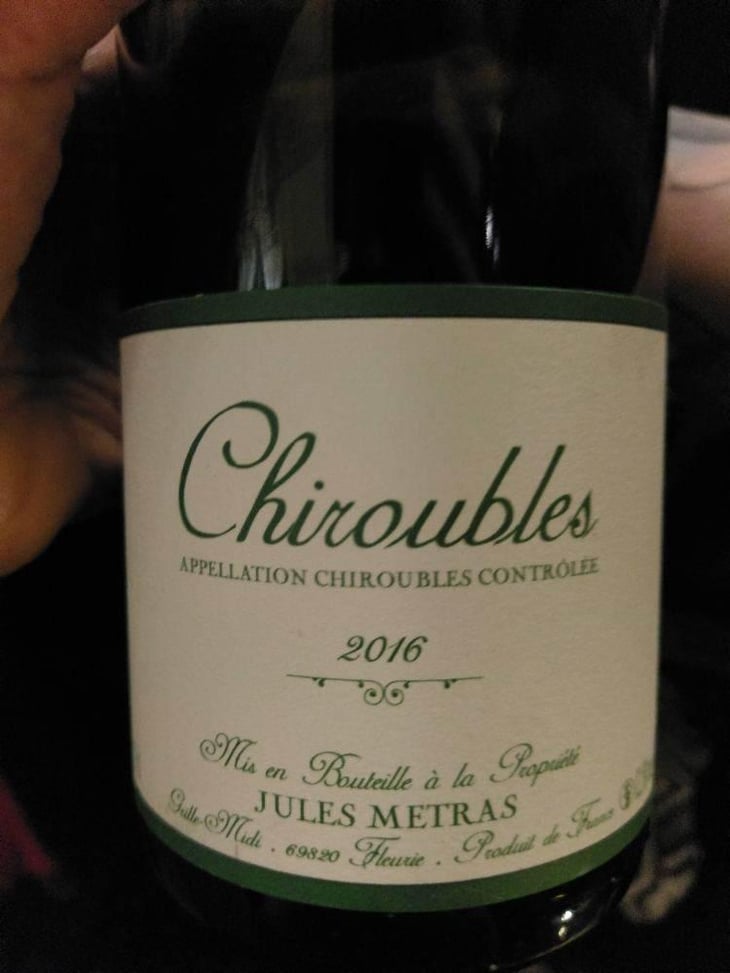 Chiroubles - Jules Métras - Jules Métras 