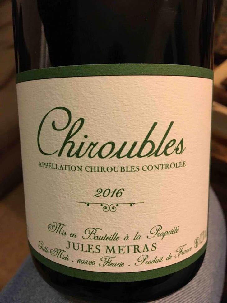 Chiroubles - Jules Métras - Jules Métras 