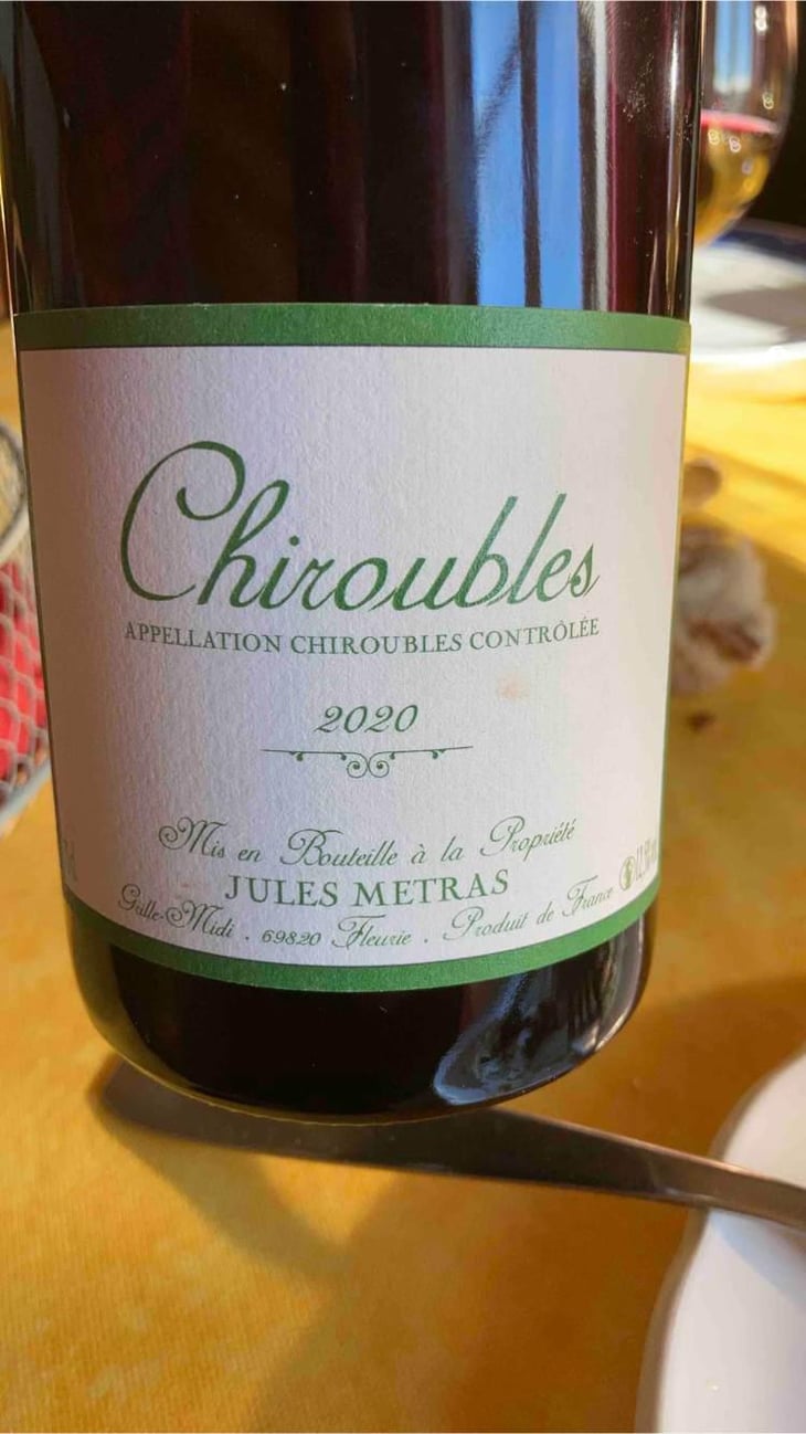 Chiroubles - Jules Métras - Jules Métras 