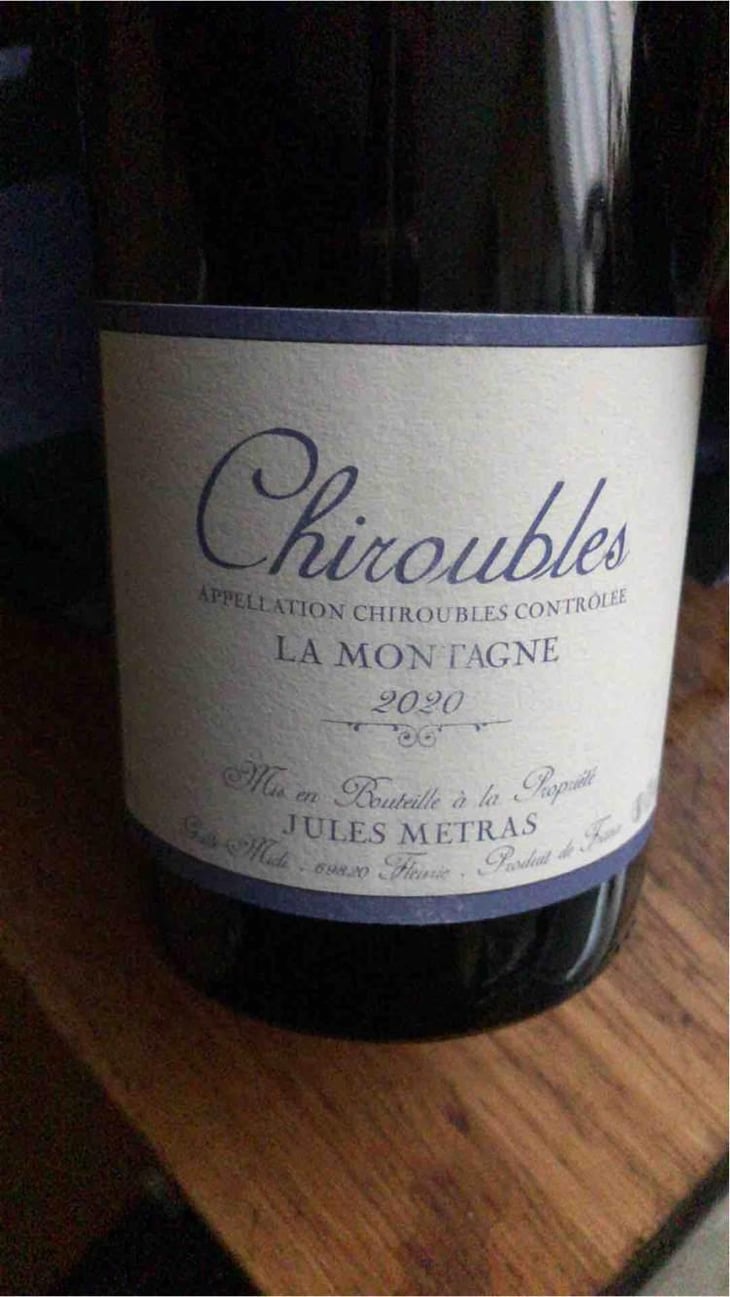 Chiroubles - Jules Métras - Jules Métras 