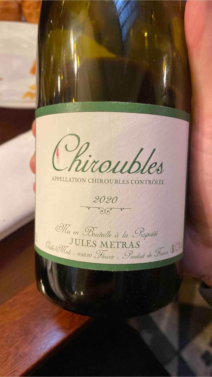Chiroubles - Jules Métras - Jules Métras 