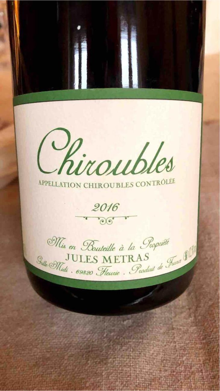 Chiroubles - Jules Métras - Jules Métras 