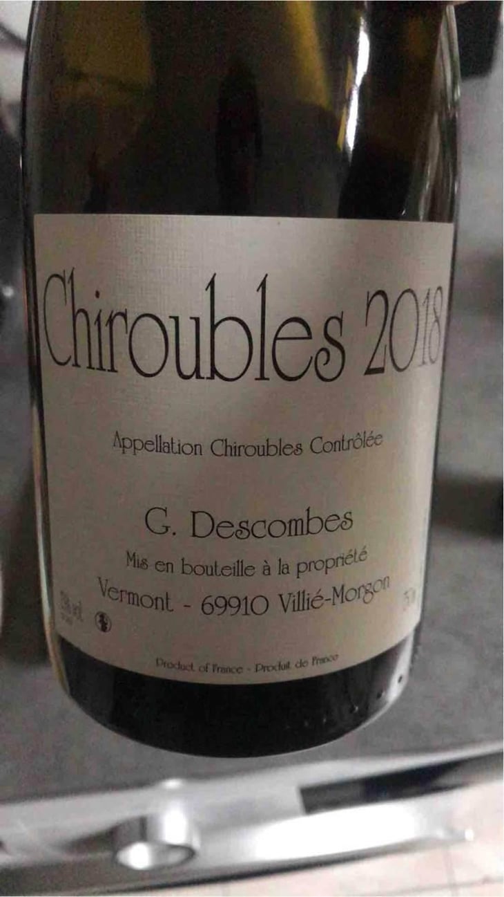 Chiroubles - Georges Descombes - Georges Descombes 