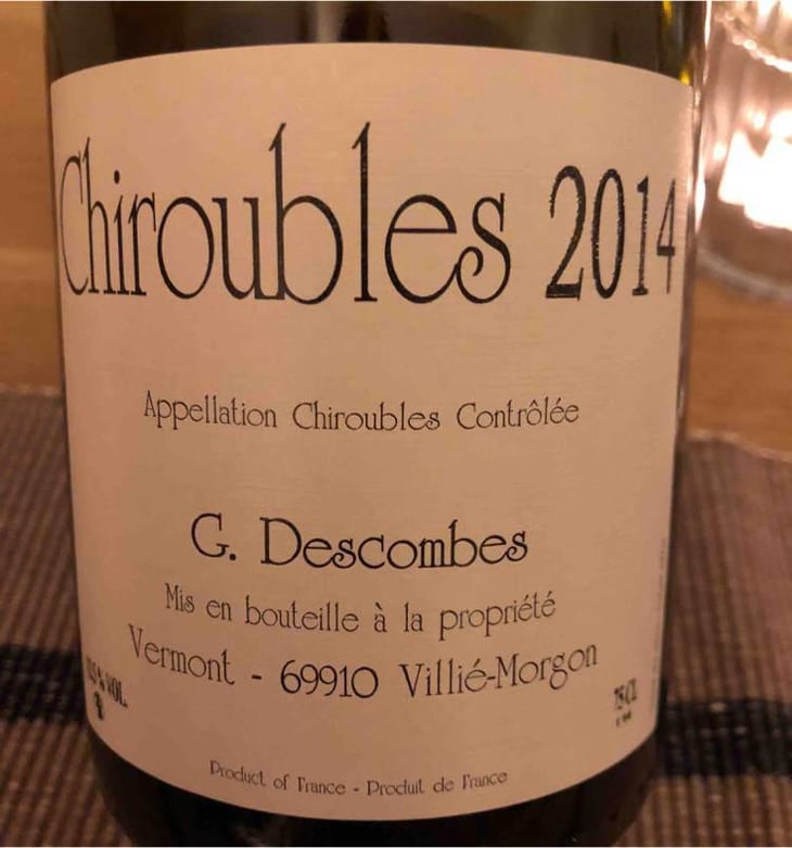 Chiroubles - Georges Descombes - Georges Descombes 