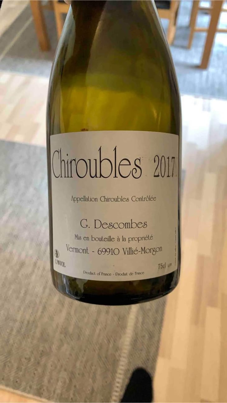 Chiroubles - Georges Descombes - Georges Descombes 