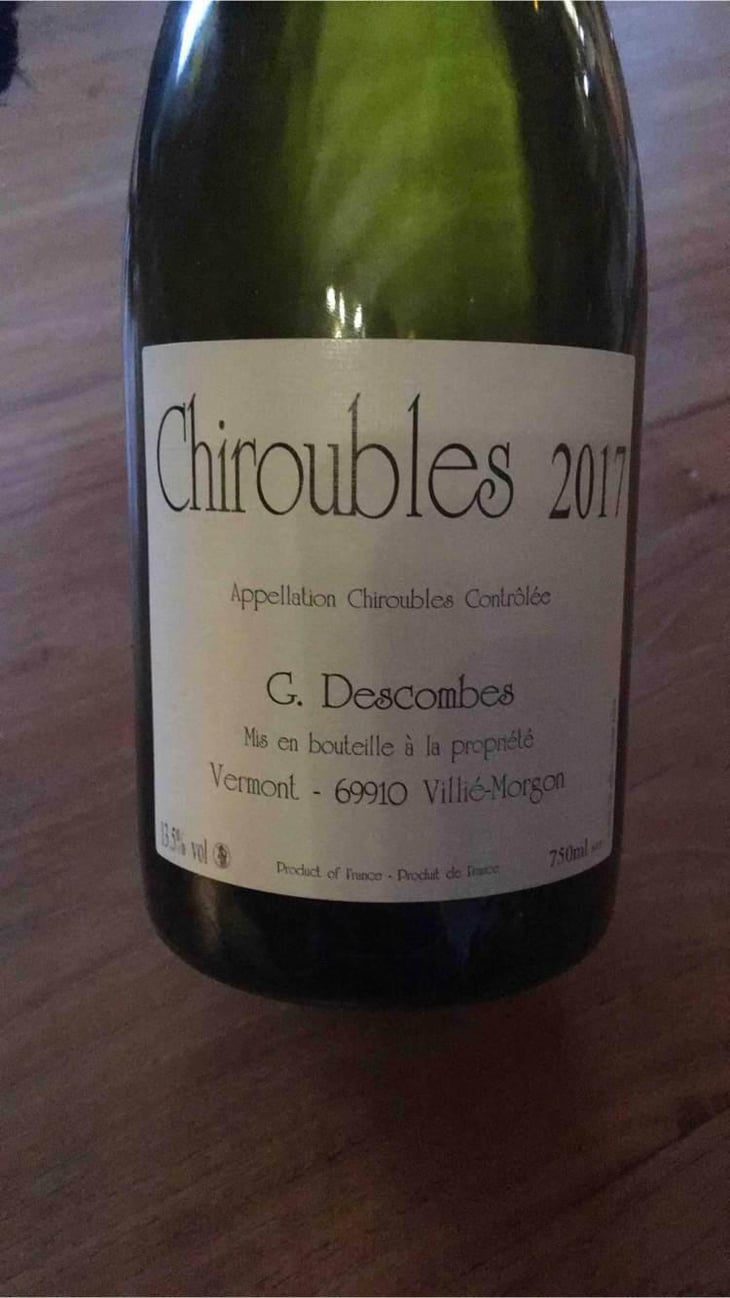 Chiroubles - Georges Descombes - Georges Descombes 