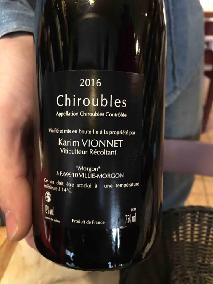 Chiroubles - Karim Vionnet - Karim Vionnet 