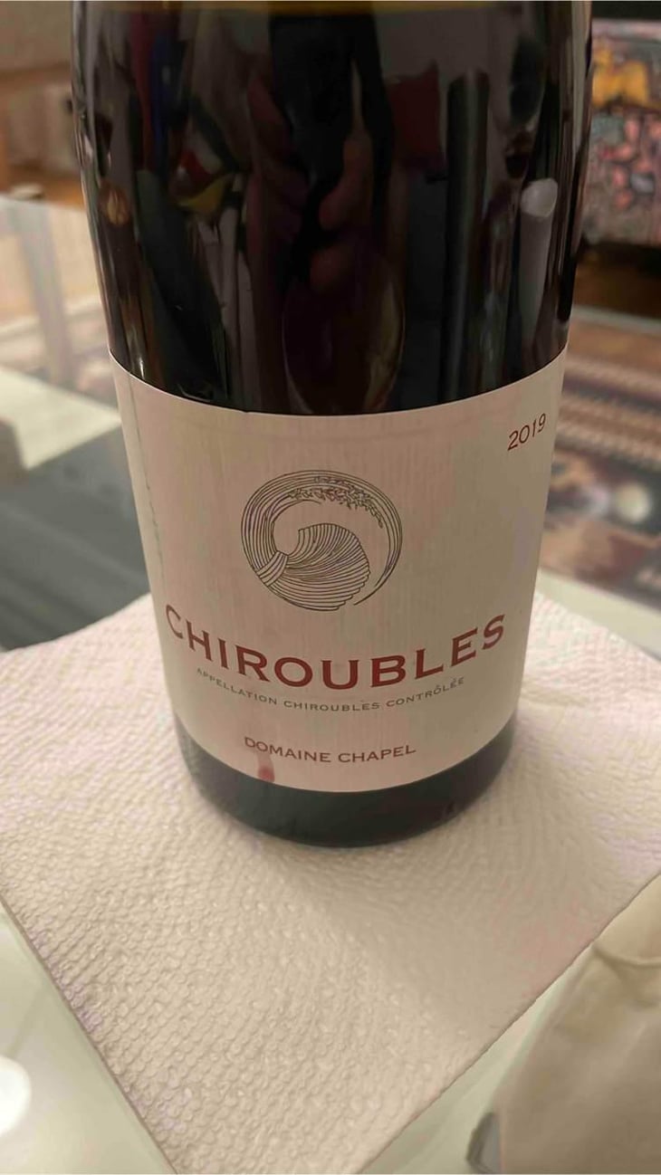 Chiroubles - Domaine Chapel - David Chapel & Michele Smith-Chapel -2019