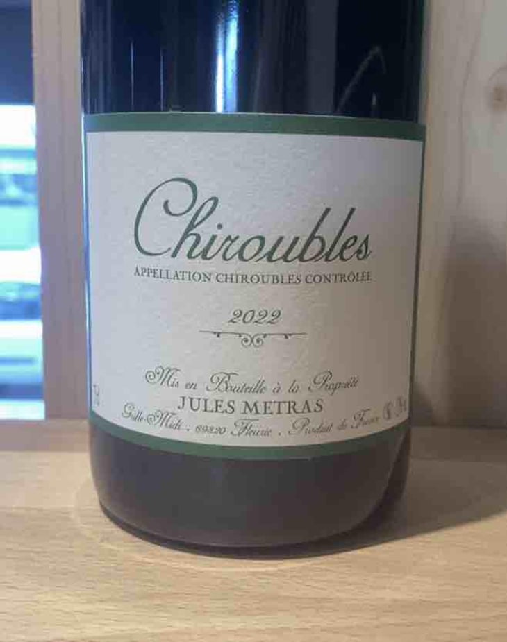 Chiroubles - Jules Métras - Jules Métras 
