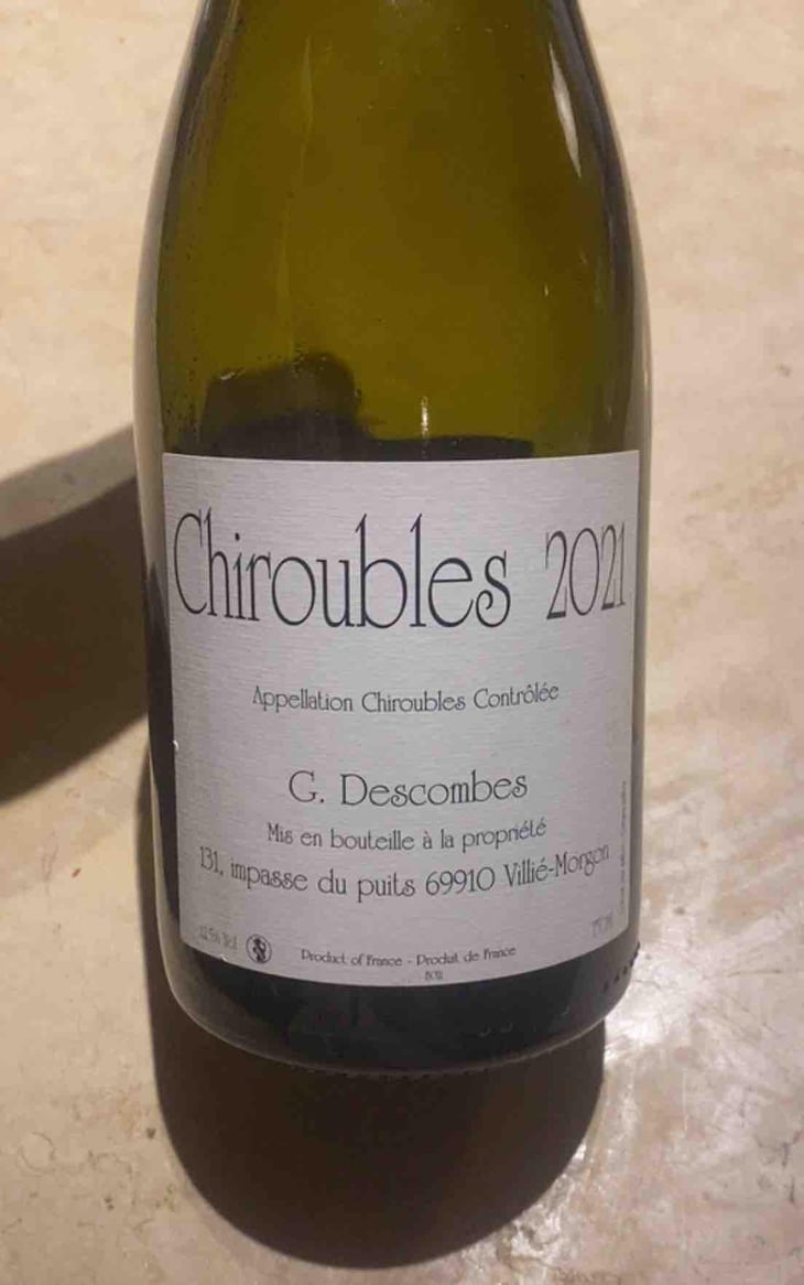 Chiroubles - Georges Descombes - Georges Descombes 