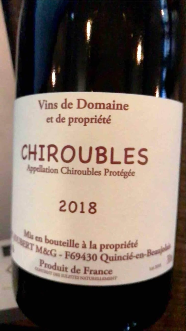 Chiroubles - Domaine Marcel Joubert - Carine Joubert 