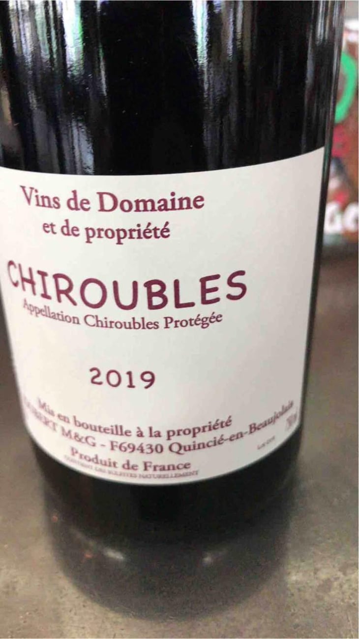 Chiroubles - Domaine Marcel Joubert - Carine Joubert 