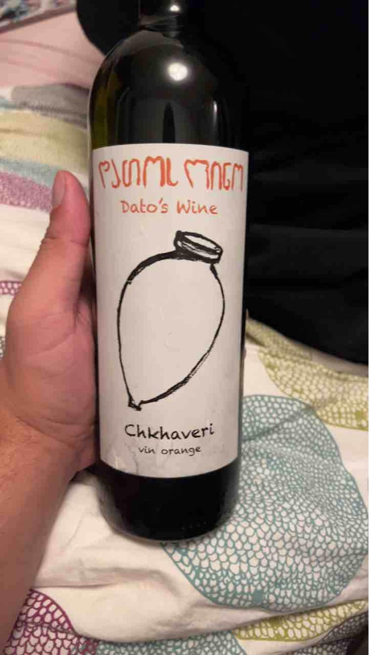 Chkhaveri (Amber) - Kobidzeebis marani - Dato’s Wine - Davit & Tariel Kobidze 