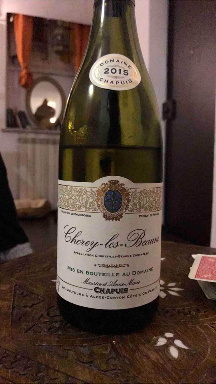 Chorey les Beaune Blanc - Chapuis & Chapuis - Romain & Jean-Guillaume Chapuis -2020