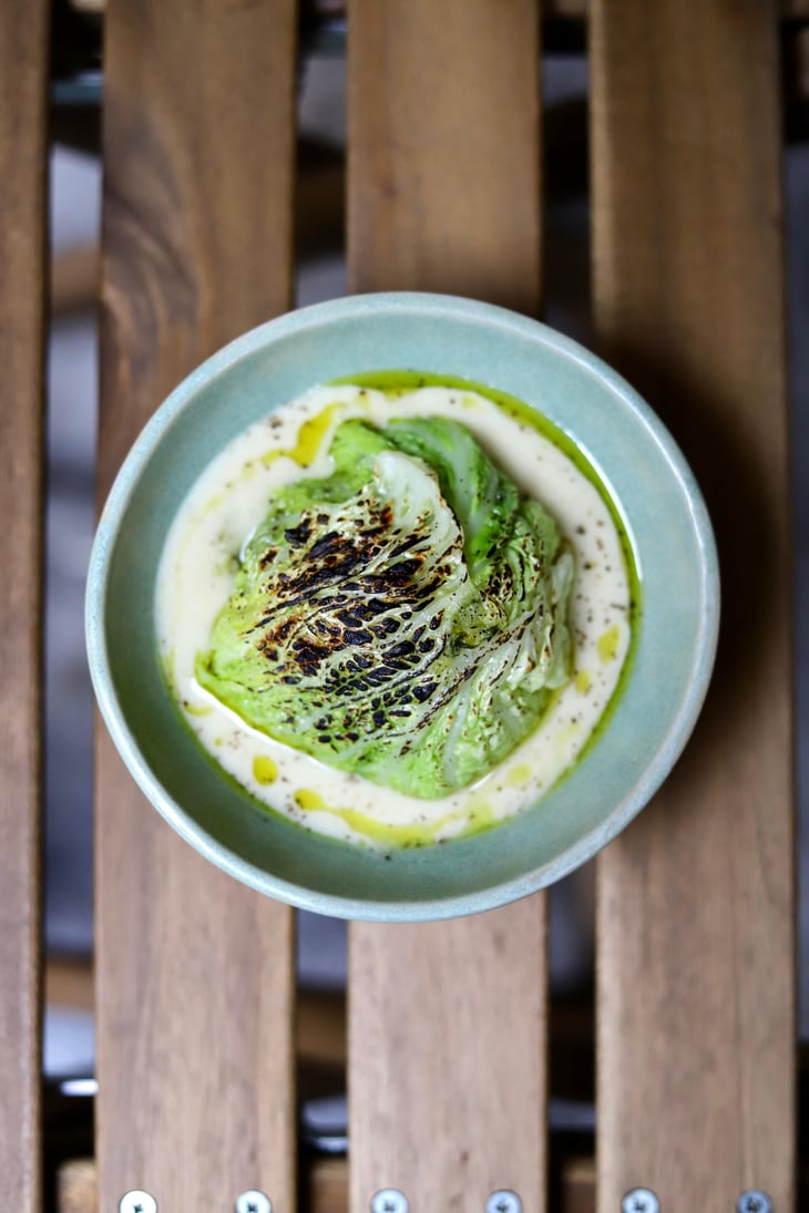 Chou Vert Farci, Œuf Onsen Et Soubise - Titulus - 623219