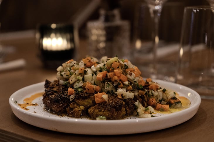 Choux Fleur Rôti Au Curry, Sauce Vierge, Citron Vert - Ter. - 747334