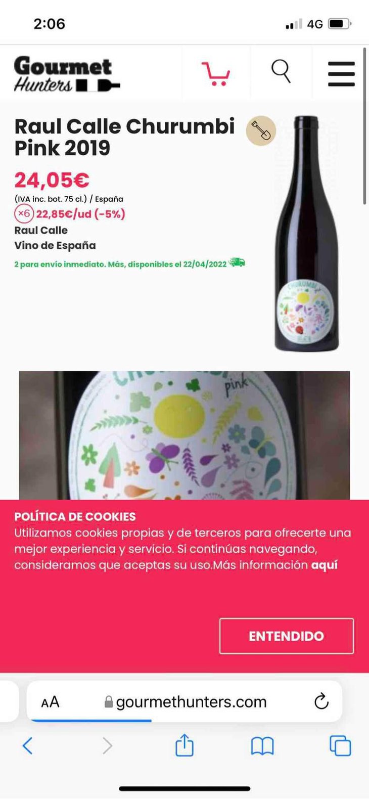 Churumbi - Vinos Naturi - Raúl Calle y Laura Piñas 