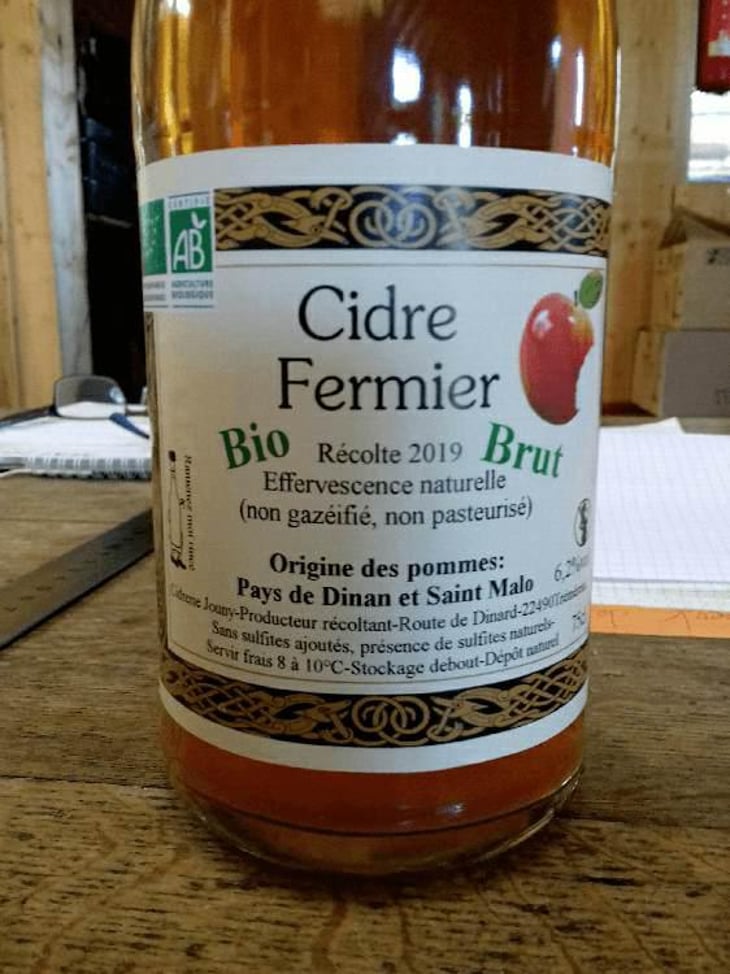 Cidre Fermier Brut Bio -  - 261534