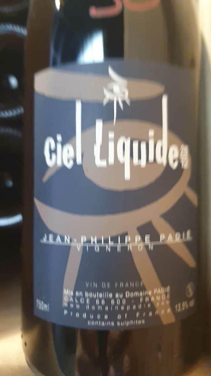 Ciel Liquide - Domaine Jean-Philippe Padié - Jean-Philippe Padié 