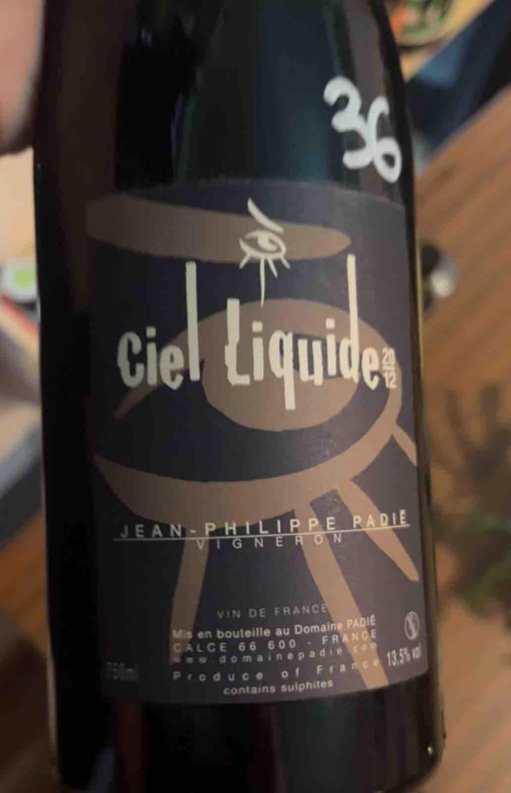 Ciel Liquide - Domaine Jean-Philippe Padié - Jean-Philippe Padié 