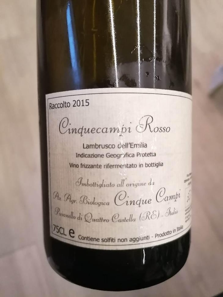 Cinquecampi Rosso - Cinque Campi - Vanni Nizzoli 
