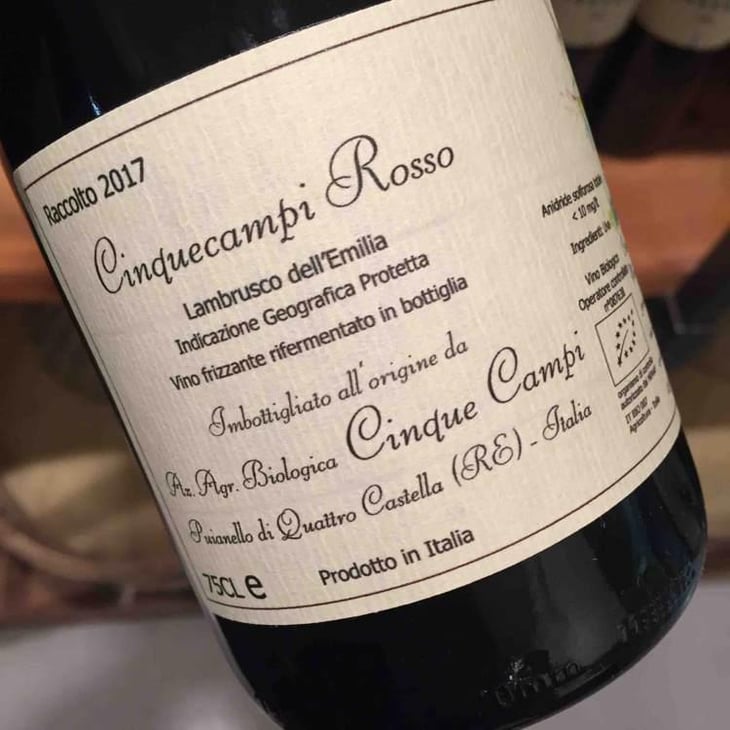 Cinquecampi Rosso - Cinque Campi - Vanni Nizzoli 
