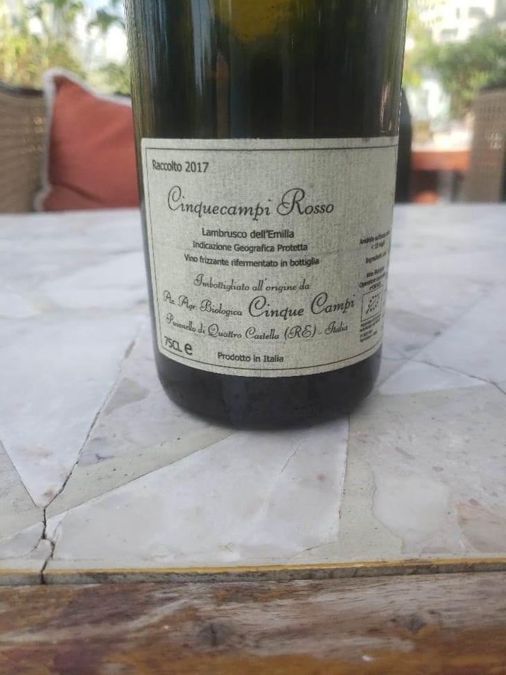 Cinquecampi Rosso - Cinque Campi - Vanni Nizzoli 