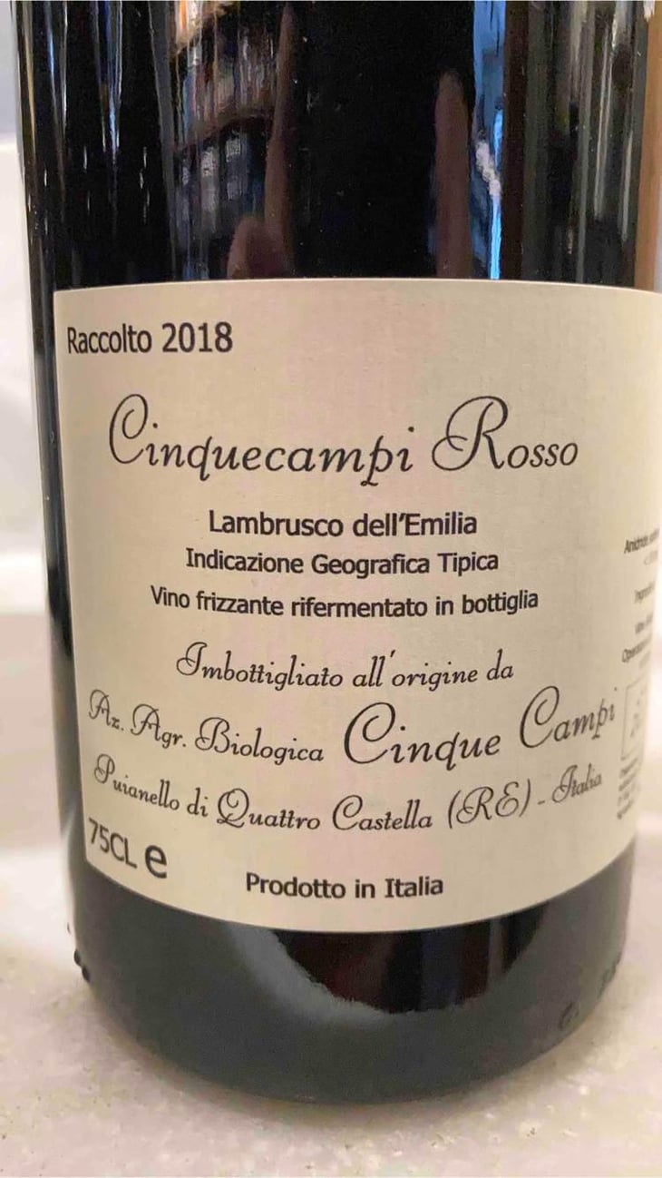 Cinquecampi Rosso - Cinque Campi - Vanni Nizzoli 