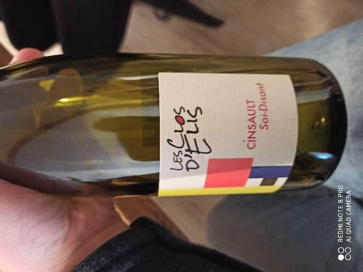 Cinsault Le Soi-Disant - Les Clos d'Elis - Elisabeth Jacquier 