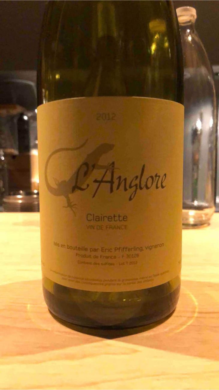 Clairette - L'Anglore - Éric, Thibault & Joris Pfifferling 