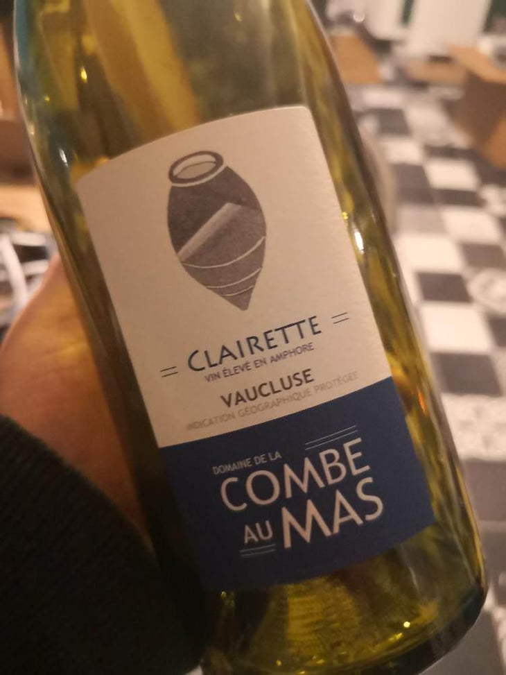 Clairette - La Combe au Mas - Marie-Sophie Jullien & Thomas Ayoun 