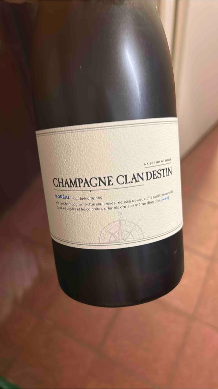 Clan Destin Boreal - Champagne Clandestin - Benoît Doussot -2020