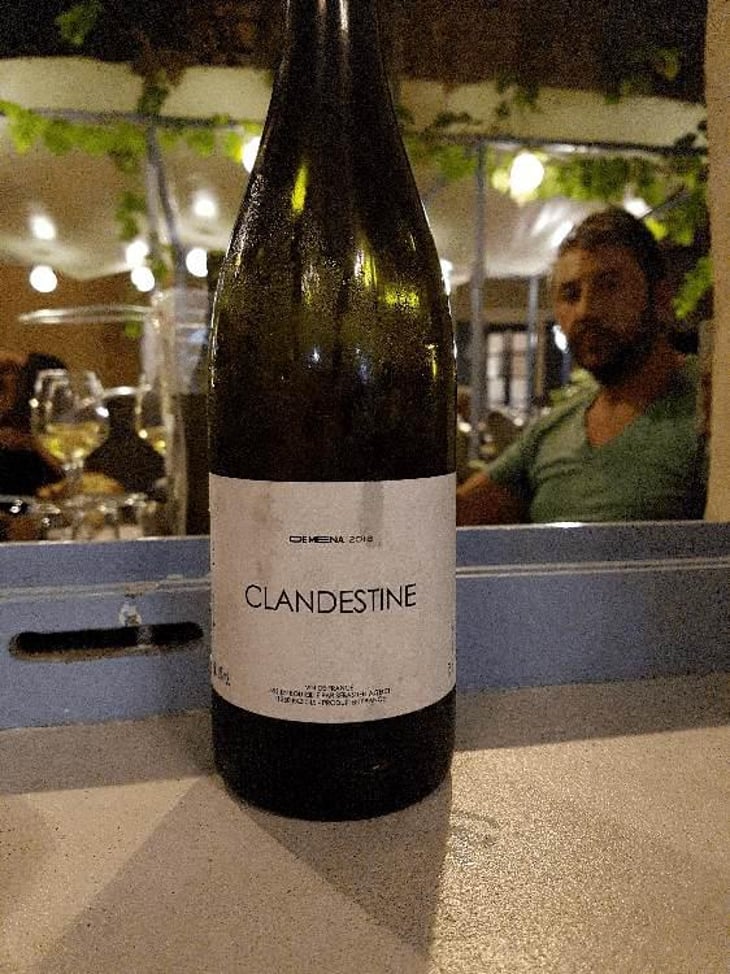 Clandestine (blanc) - Domaine de Mena - Sébastien Agelet 