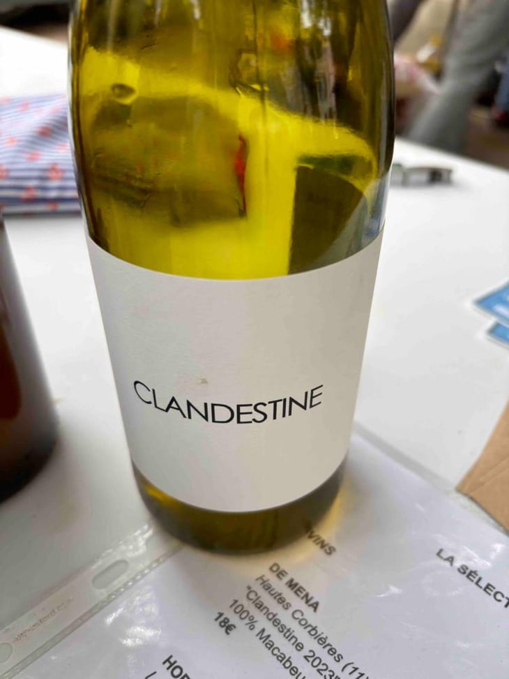 Clandestine (blanc) - Domaine de Mena - Sébastien Agelet 