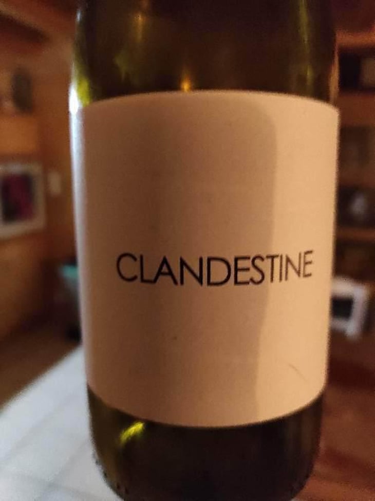 Clandestine (blanc) - Domaine de Mena - Sébastien Agelet 