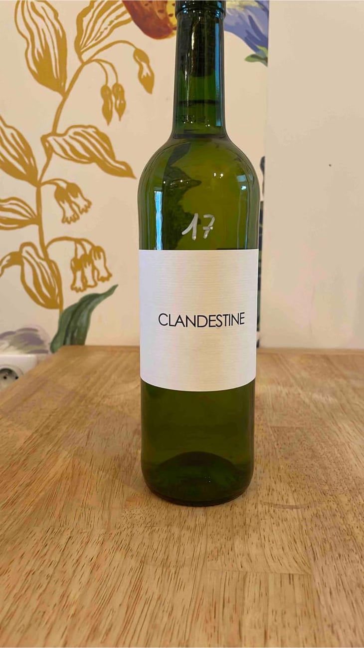 Clandestine (blanc) - Domaine de Mena - Sébastien Agelet 