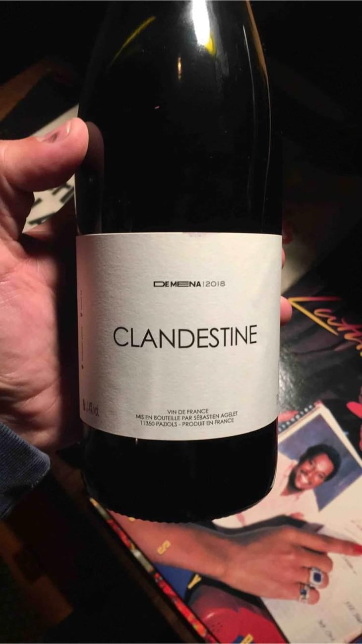 Clandestine (rouge) - Domaine de Mena - Sébastien Agelet 