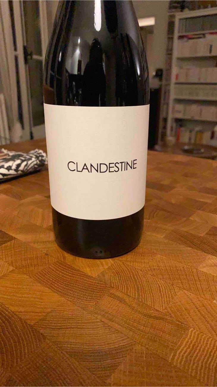 Clandestine (rouge) - Domaine de Mena - Sébastien Agelet 