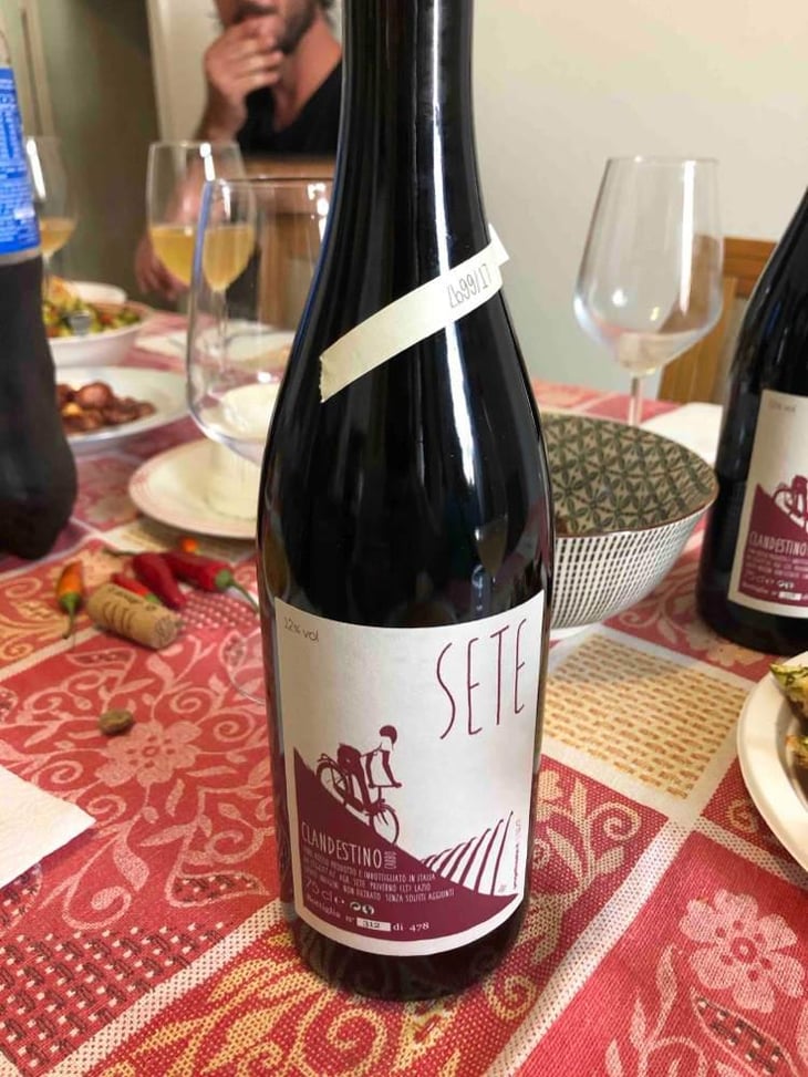 Clandestino Rosso - Sete - Vini Naturali - Emiliano Giorgi, Arcangelo Galuppi, Martina D’Alessio 