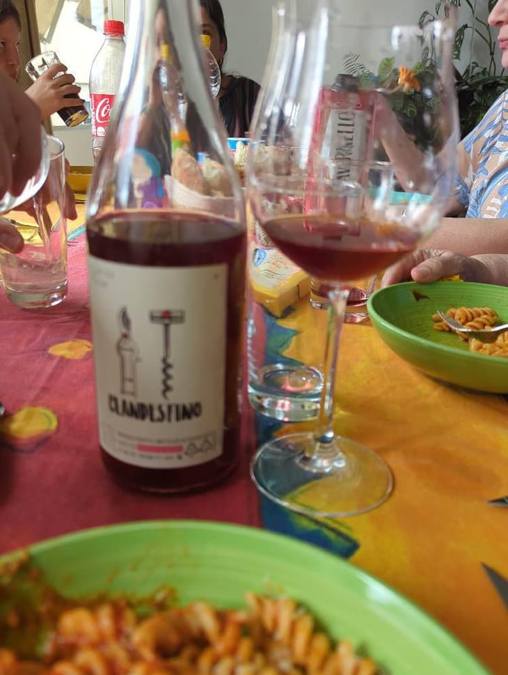 Clandestino Rosso - Sete - Vini Naturali - Emiliano Giorgi, Arcangelo Galuppi, Martina D’Alessio 