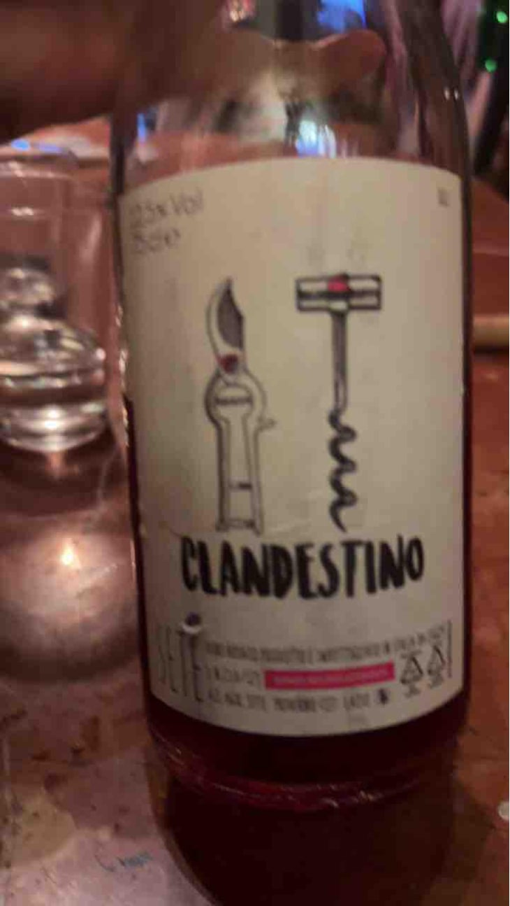 Clandestino Rosato - Sete - Vini Naturali - Emiliano Giorgi, Arcangelo Galuppi, Martina D’Alessio -2022