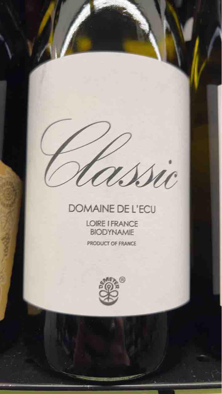 Classic - Domaine de L'Ecu - Claire & Fred NIGER 