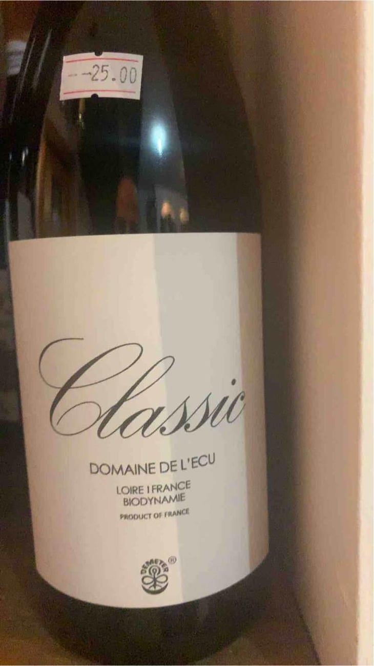 Classic - Domaine de L'Ecu - Claire & Fred NIGER 