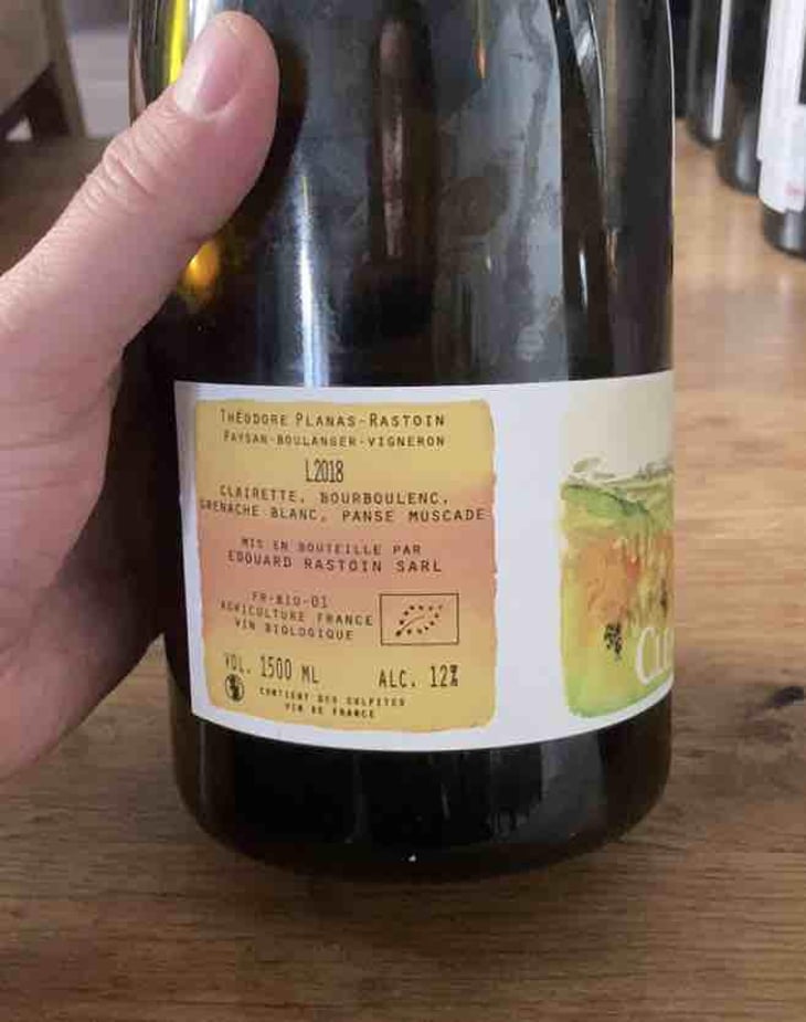 Clémentine - Domaine Rochefontaine - Théodore Planas-Rastoin -2020