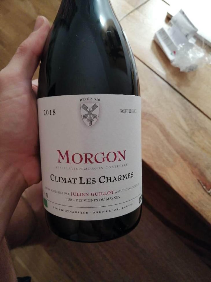 Climat Les Charmes - Clos des Vignes du Maynes - Julien Guillot 