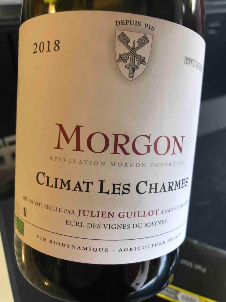 Climat Les Charmes - Clos des Vignes du Maynes - Julien Guillot 