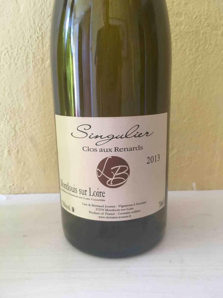 Clos aux Renards Singulier - Domaine Jousset - Lise & Bertrand Jousset 