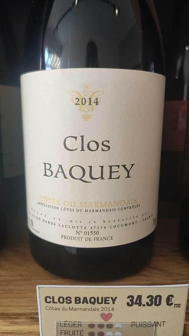 Clos Baquey - Elian Da Ros - Sandrine et Elian Da Ros 