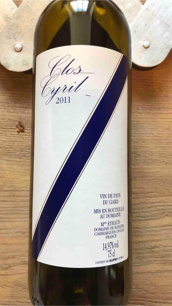 Clos Cyril - Domaine de Rapatel - Gérard Eyraud 